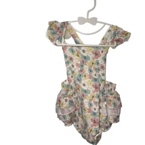 Cotton Romper w/Ruffles