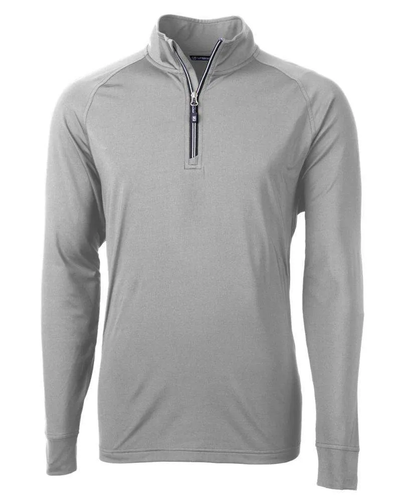 Cutter & Buck - Men's Adapt Eco Knit Quarter Zip Pullover