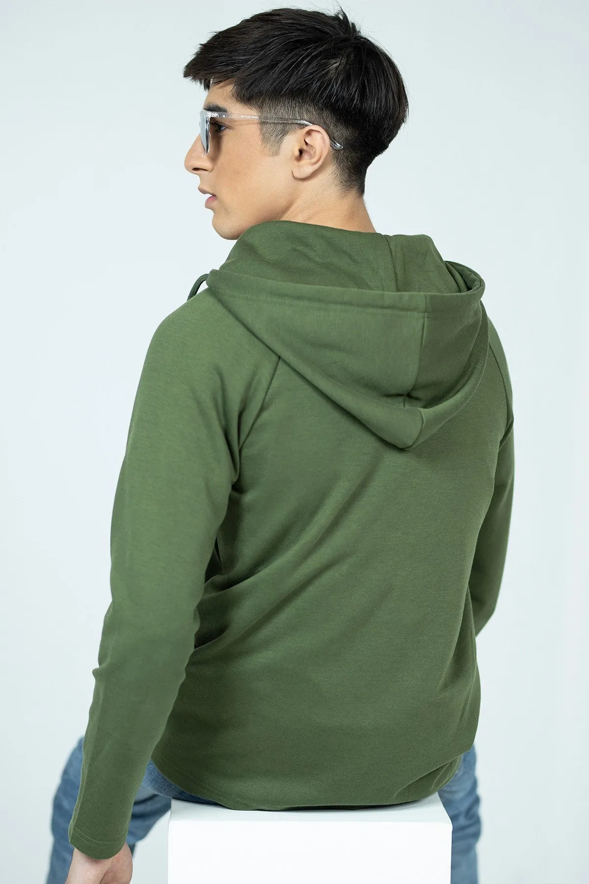 Cypress Green Basic Hoodie - W21 - MH0008R