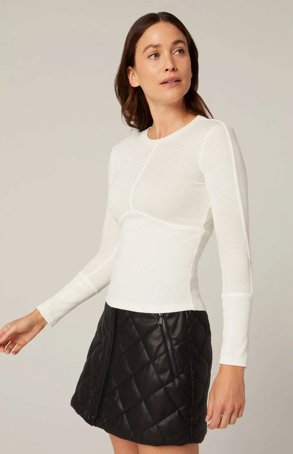 Delaney Knit Top | Off White