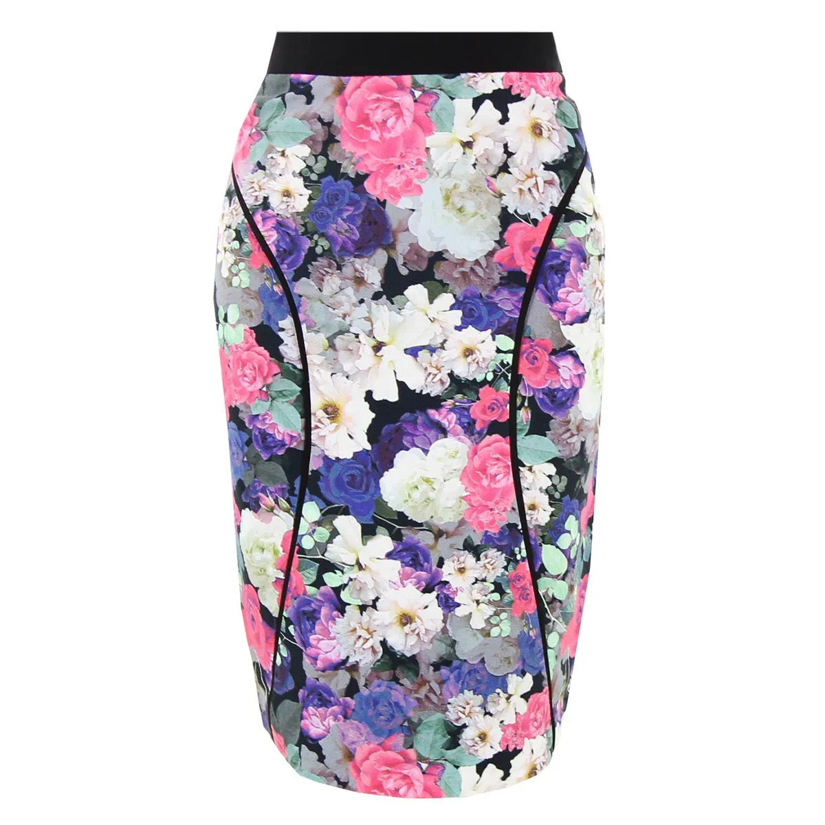 Della Floral Print Skirt