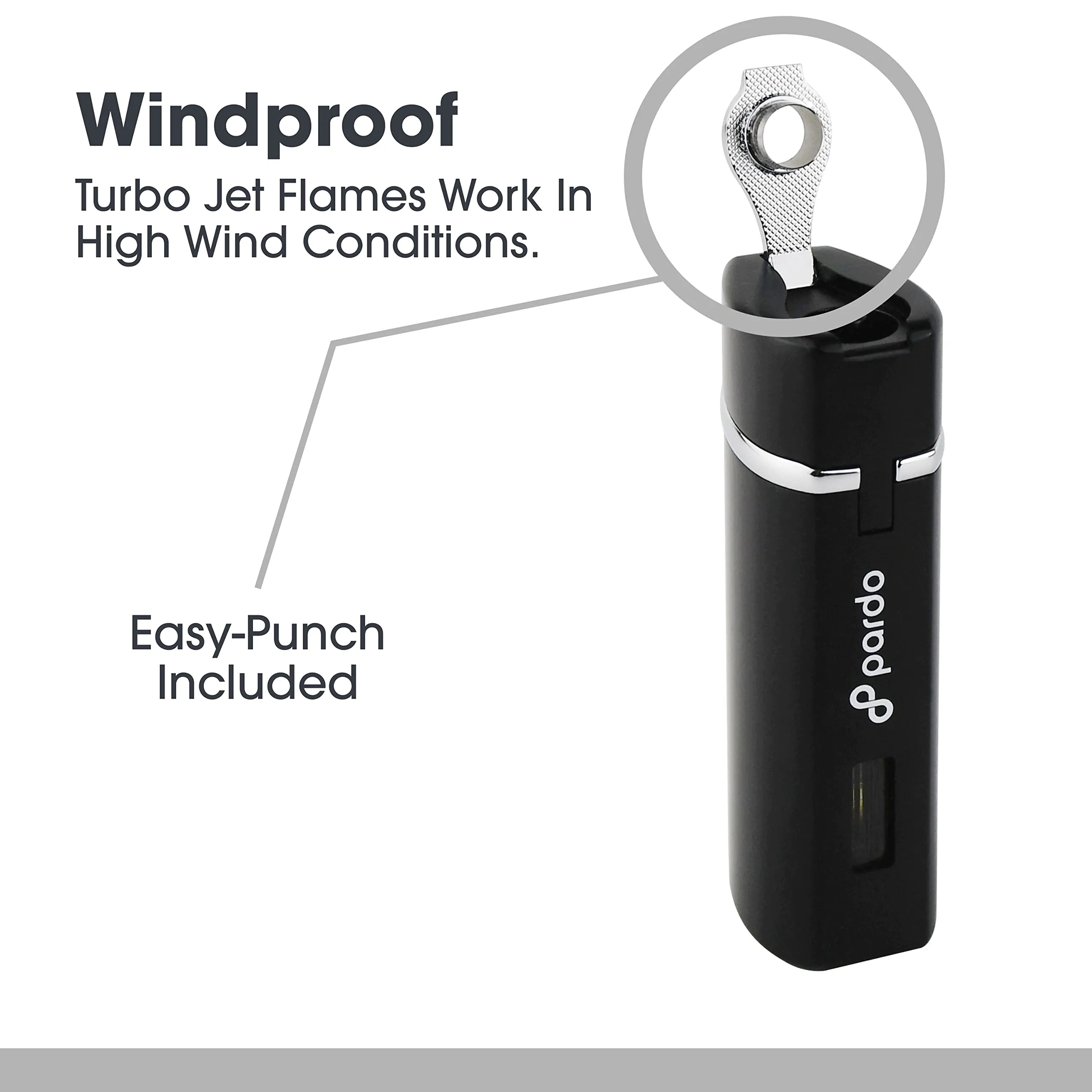 Electric Torch Lighter - Triple Jet Flame, Refillable Butane, Triple Torch