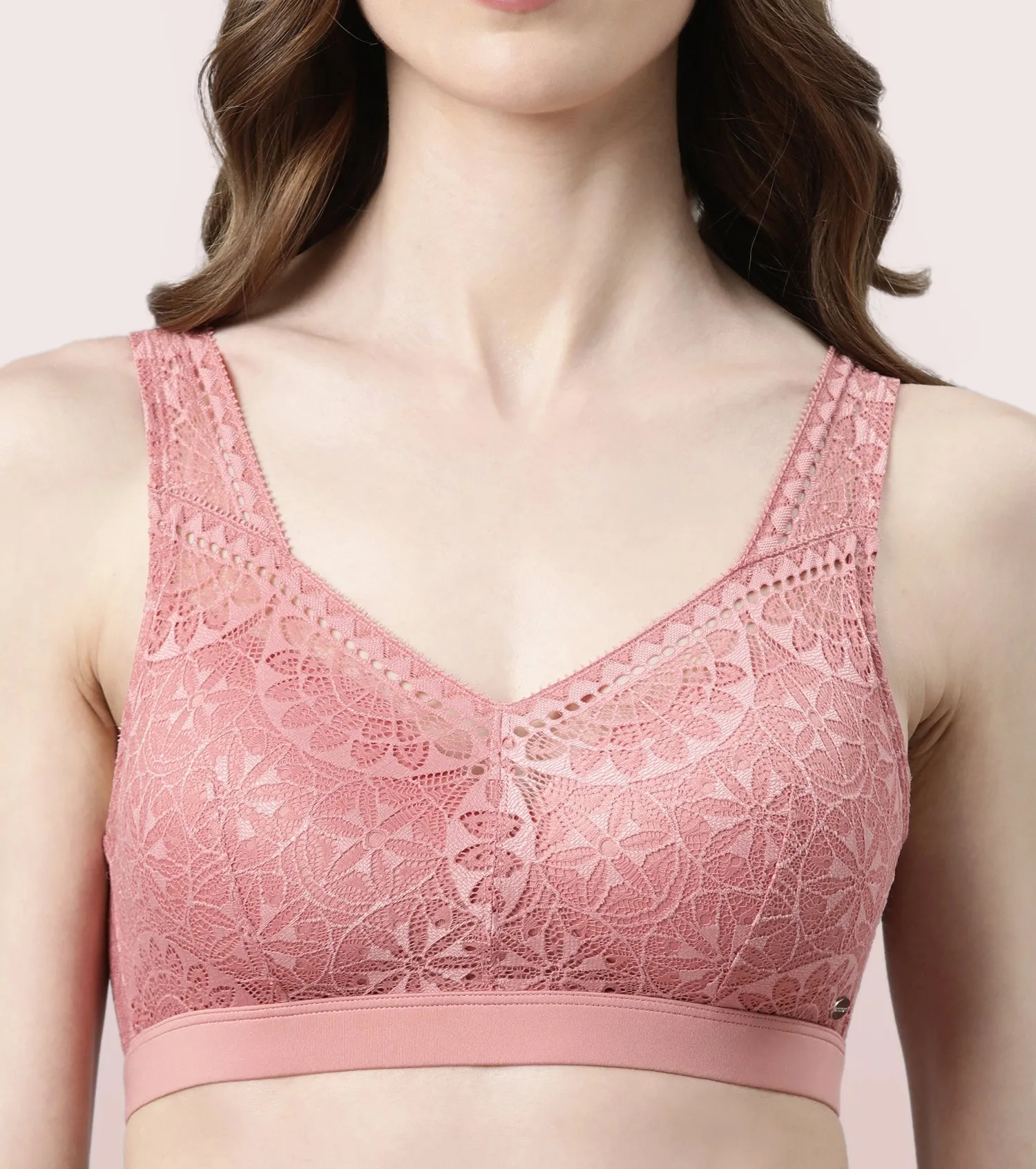 Enamor Pure Ease F118 Flexi-Comfort T-shirt Bra for Women- Full Coverage, Padded and Wirefree