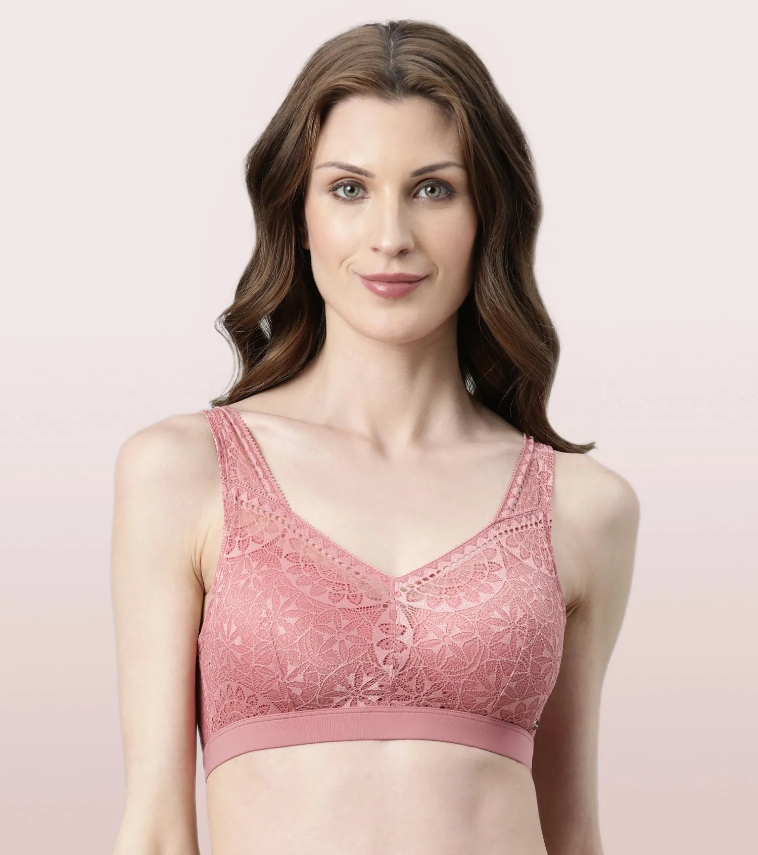 Enamor Pure Ease F118 Flexi-Comfort T-shirt Bra for Women- Full Coverage, Padded and Wirefree