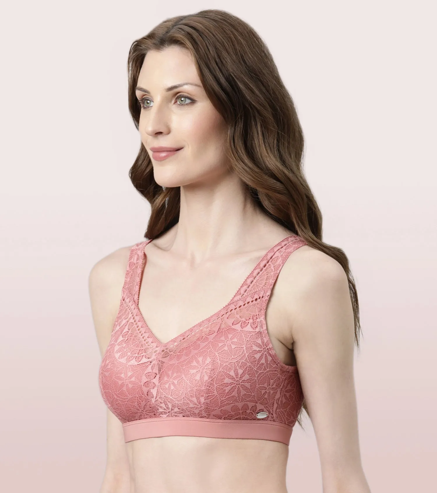 Enamor Pure Ease F118 Flexi-Comfort T-shirt Bra for Women- Full Coverage, Padded and Wirefree