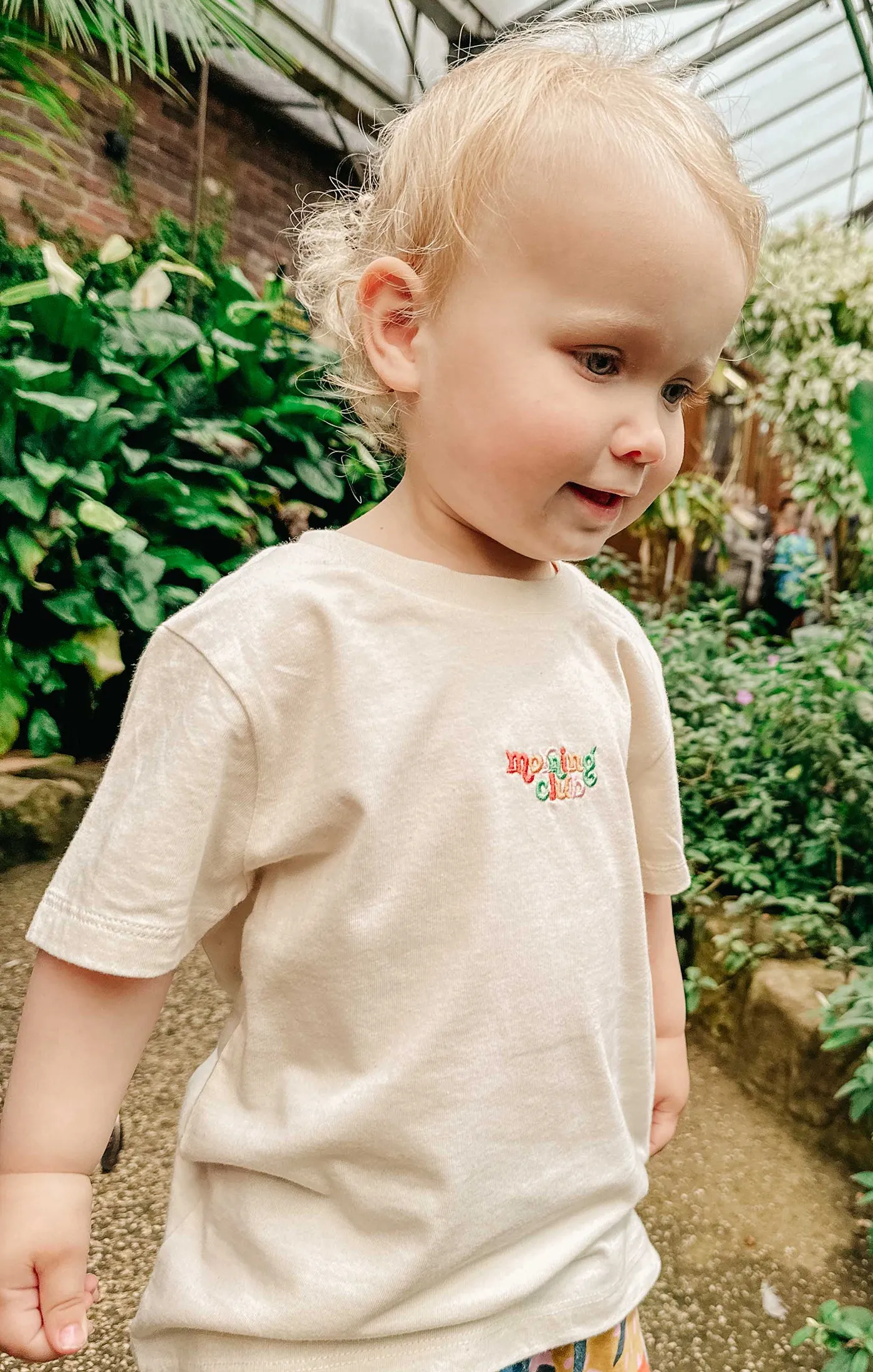 Essential Embroidered Organic Cotton Childrens T-Shirt