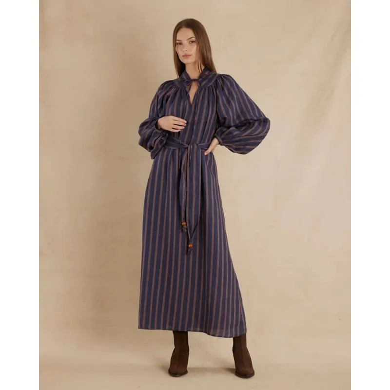 Estelle Linen Tunic Maxi Dress