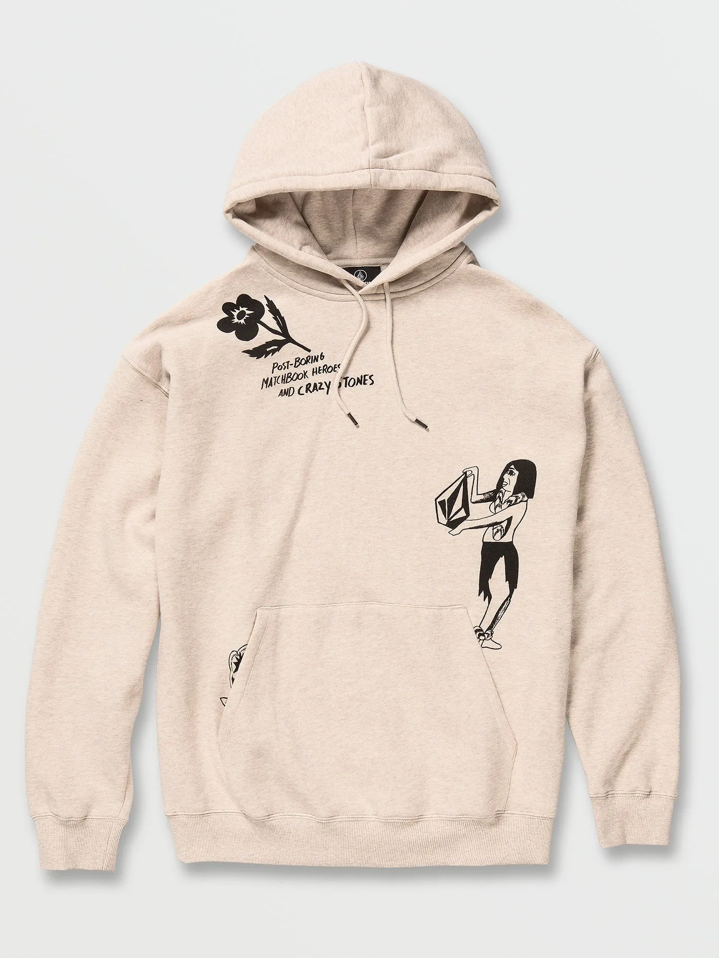 Featured Artist Bob Mollema Pullover Hoodie - Whitecap Grey