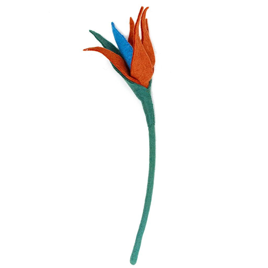 Felt Bird of Paradise Flower