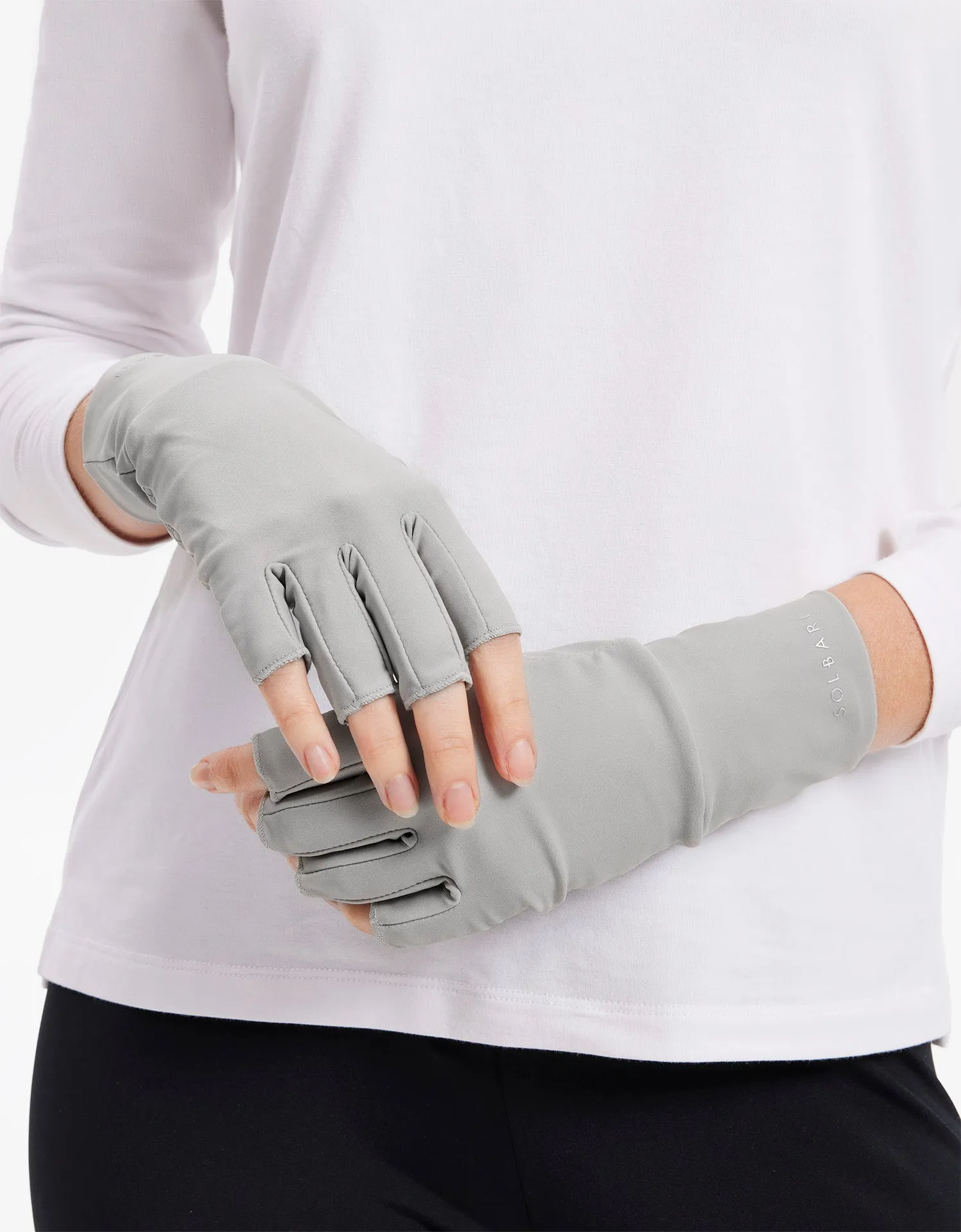 Fingerless Driving Gloves UPF 50  Sun Protection