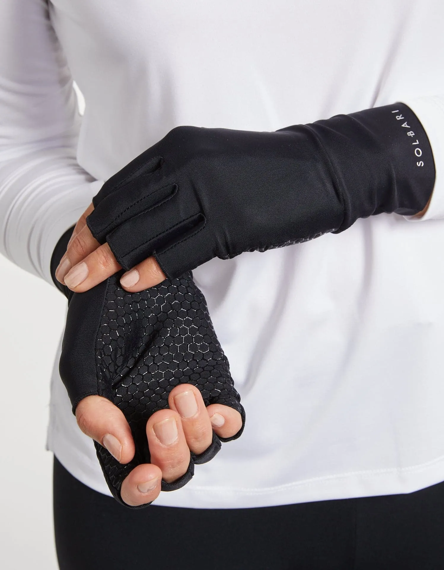 Fingerless Driving Gloves UPF 50  Sun Protection