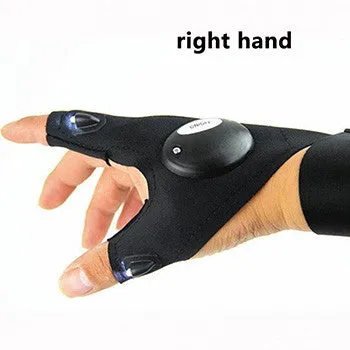 Fingerless Glove LED Flashlight