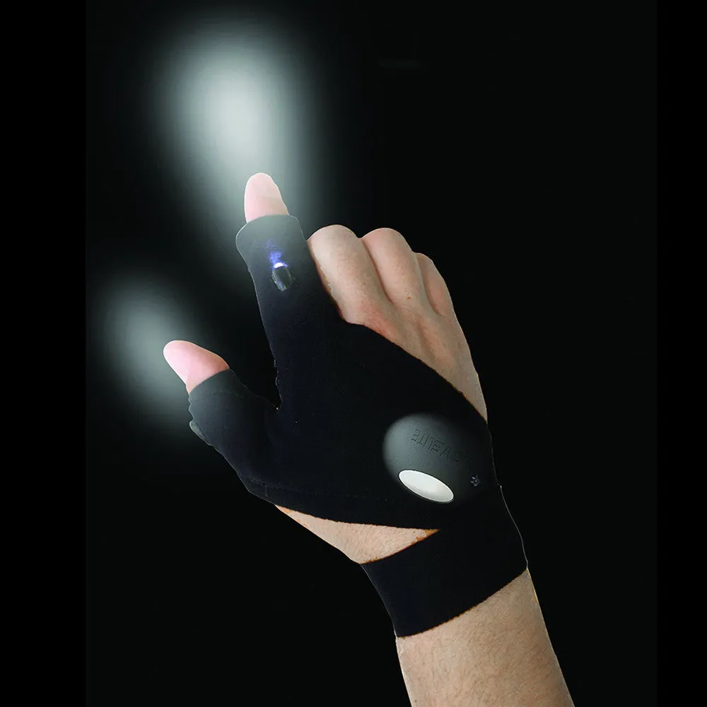 Fingerless Glove LED Flashlight