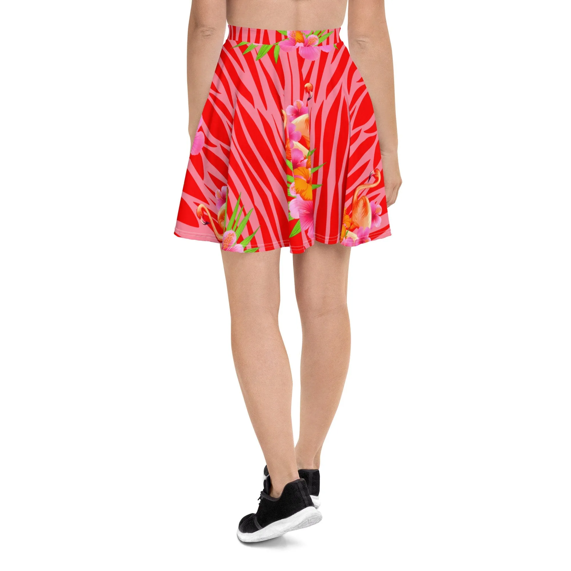 FLAMINGO ISLAND SKATER SKIRT