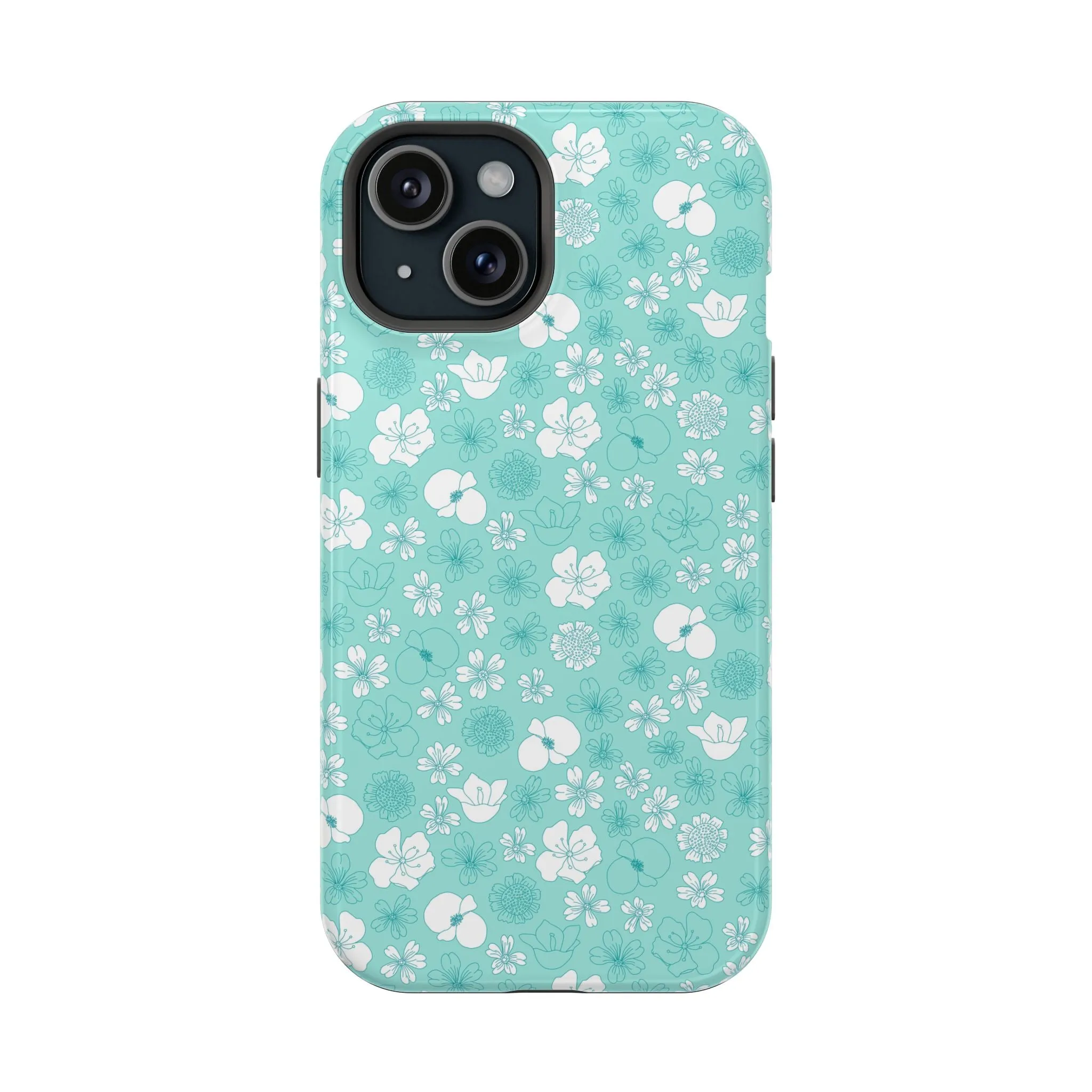 Floral Frost | Teal Floral Case