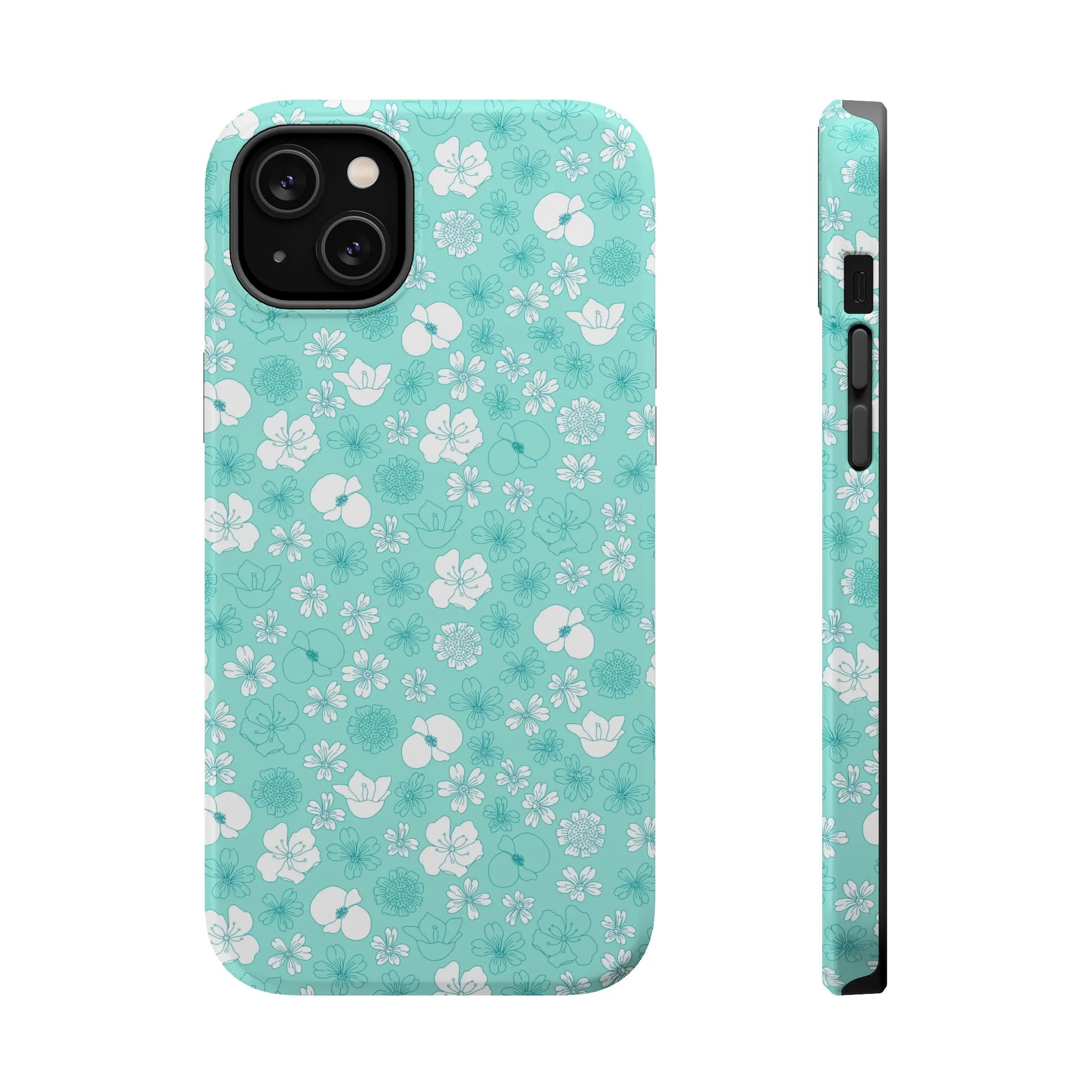 Floral Frost | Teal Floral Case