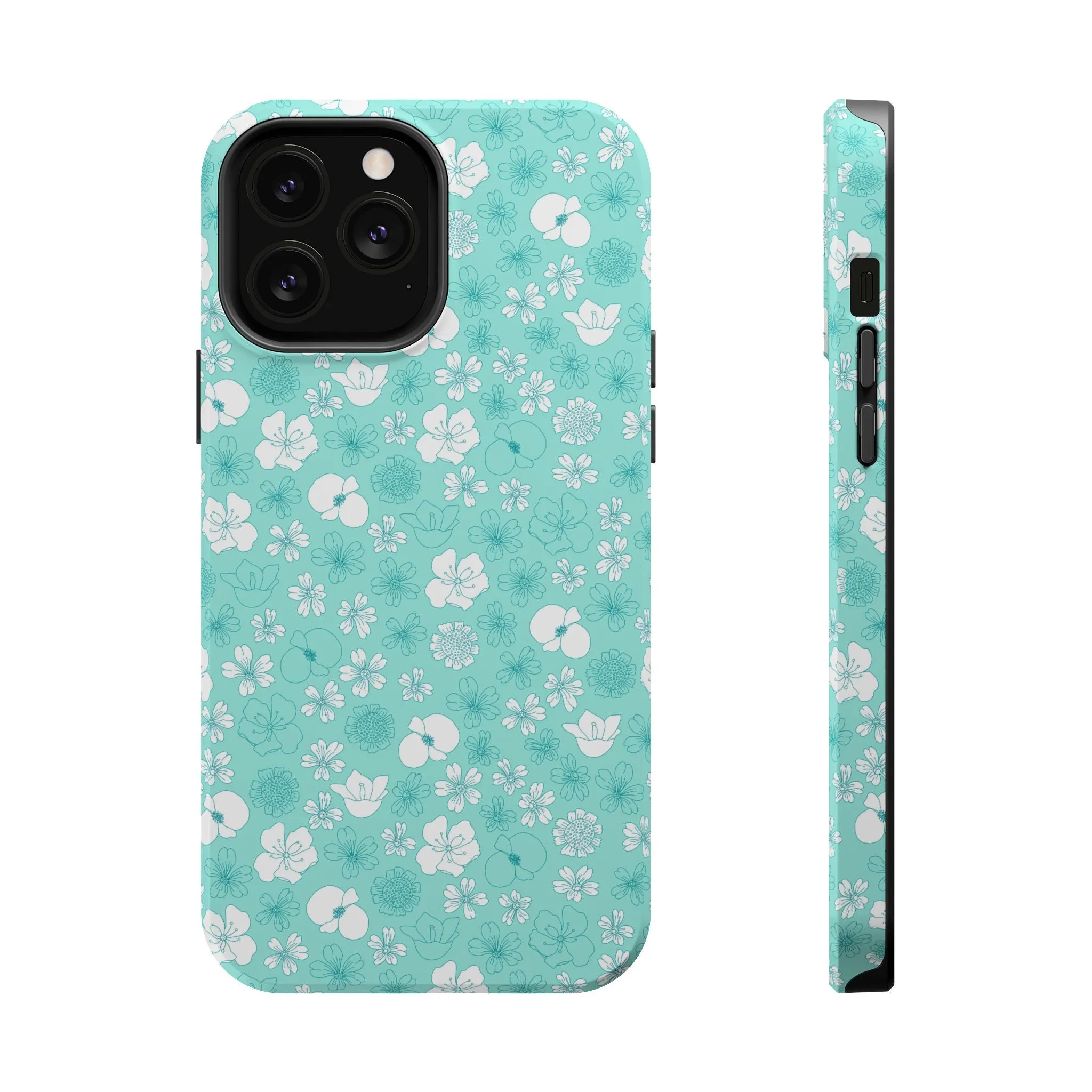 Floral Frost | Teal Floral Case