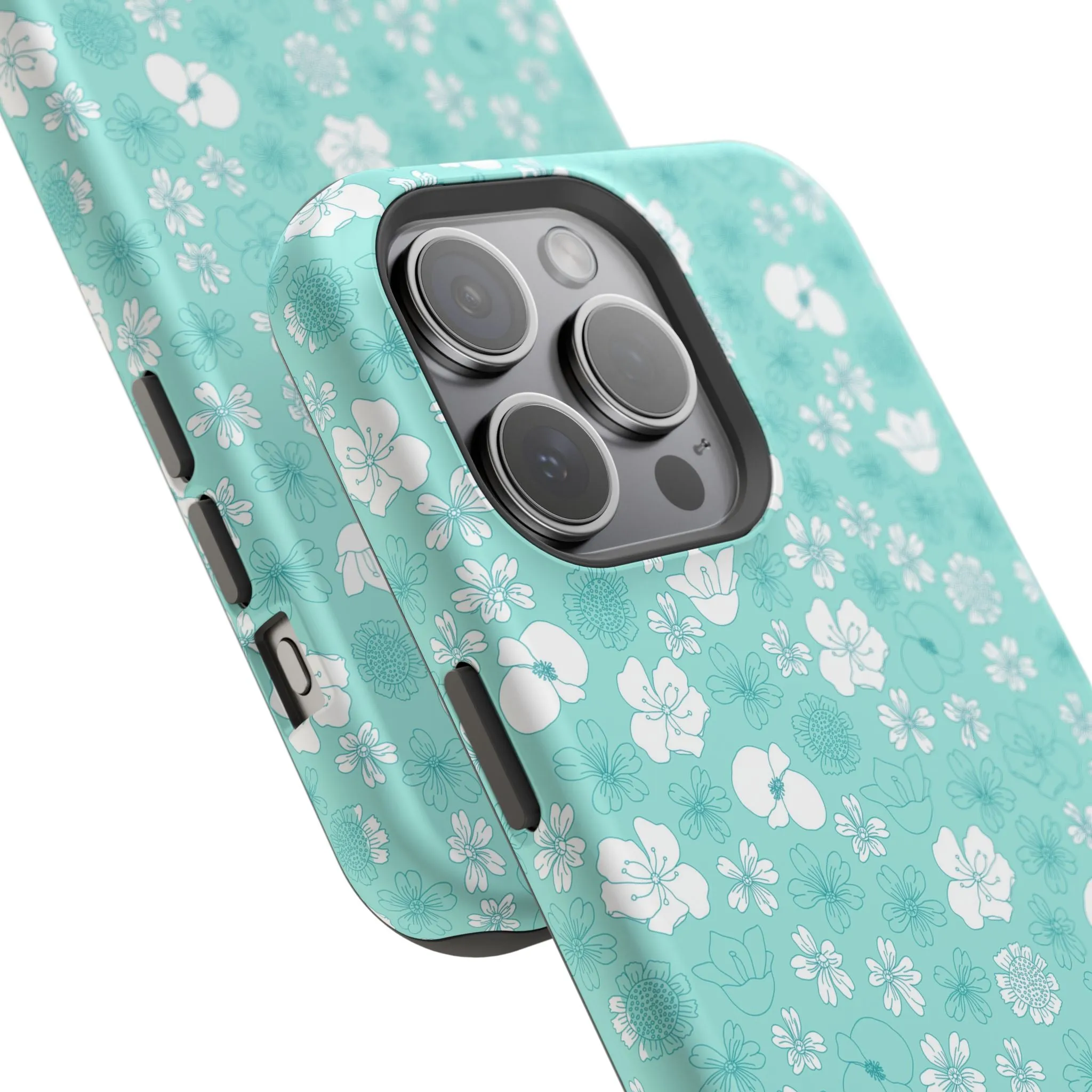 Floral Frost | Teal Floral Case