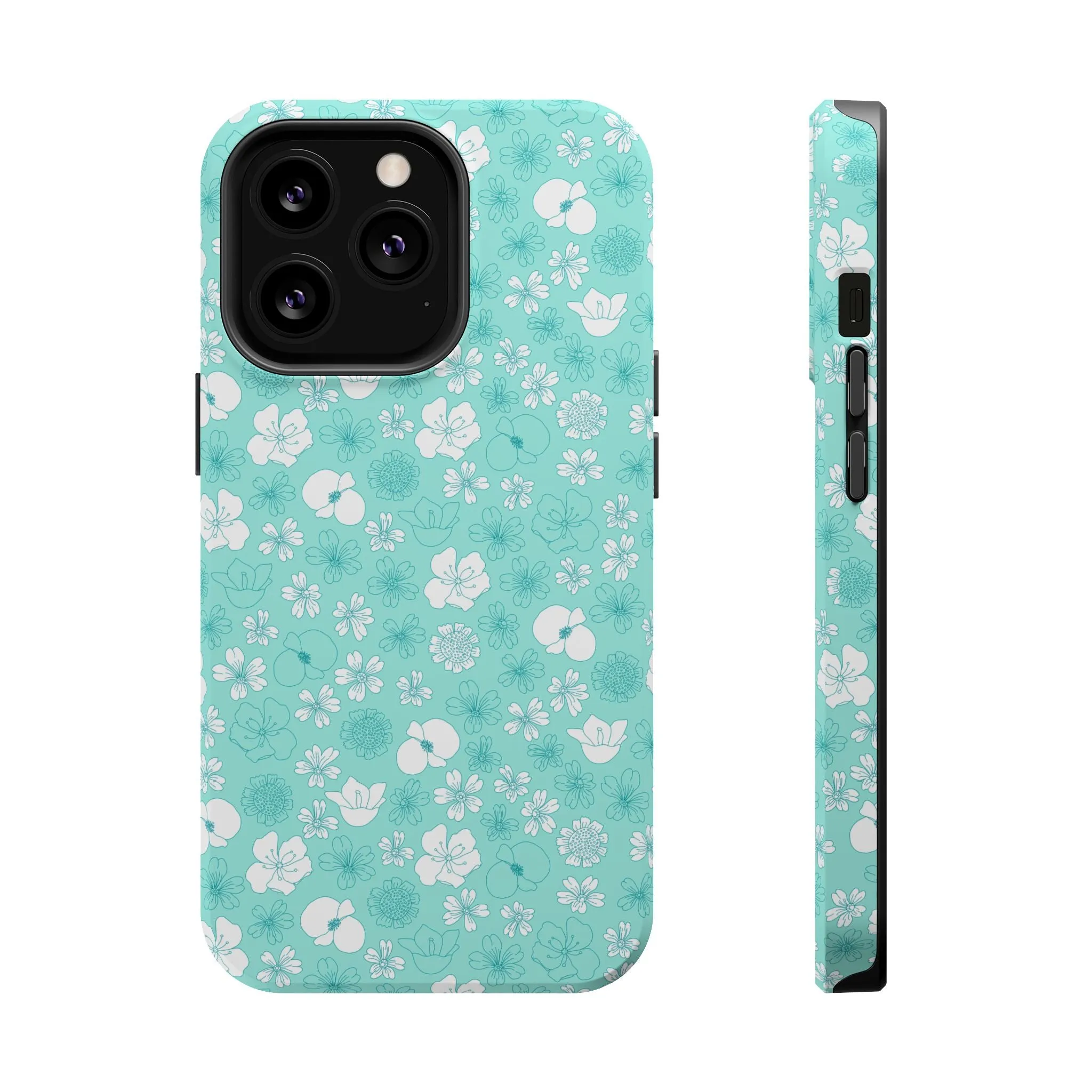 Floral Frost | Teal Floral Case