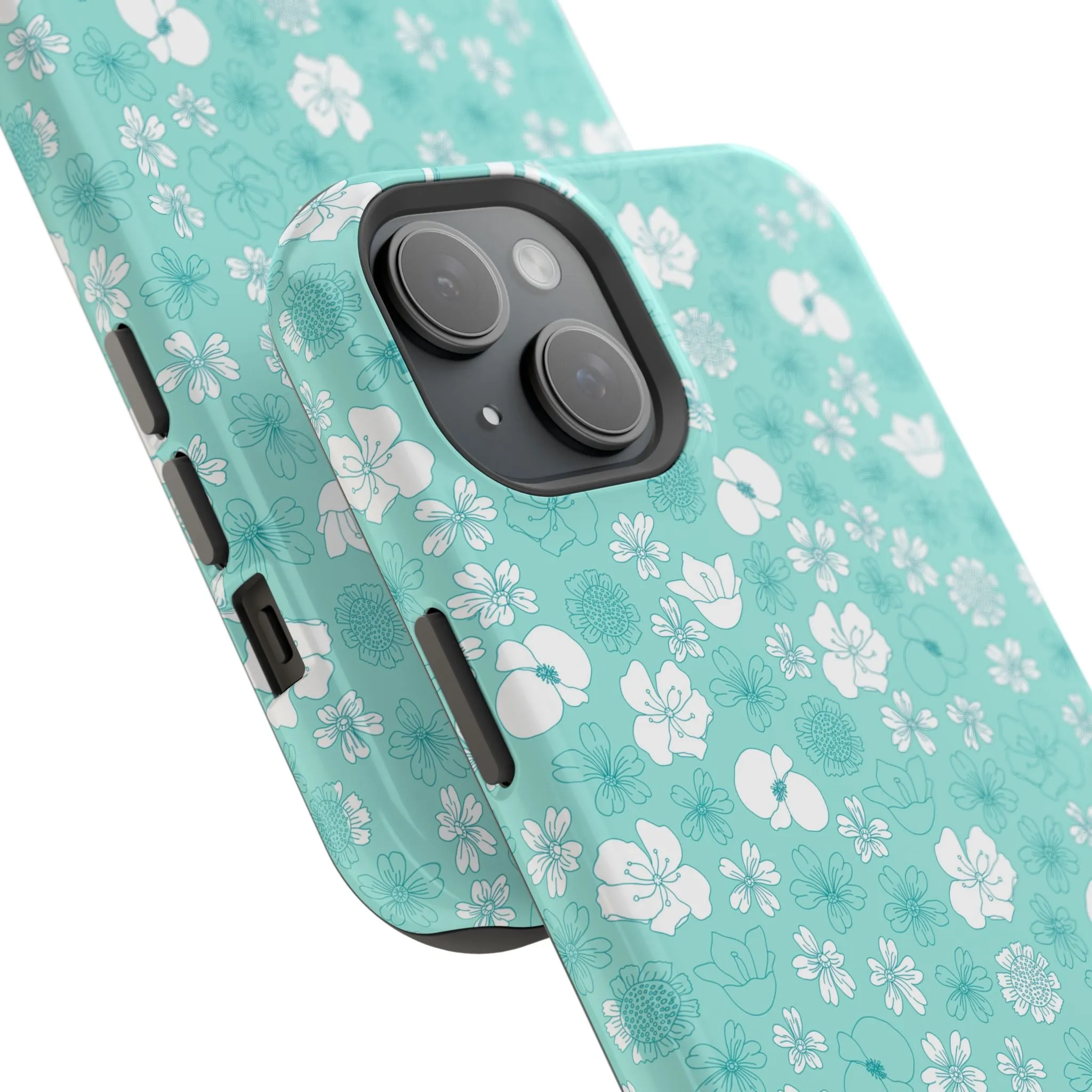 Floral Frost | Teal Floral Case