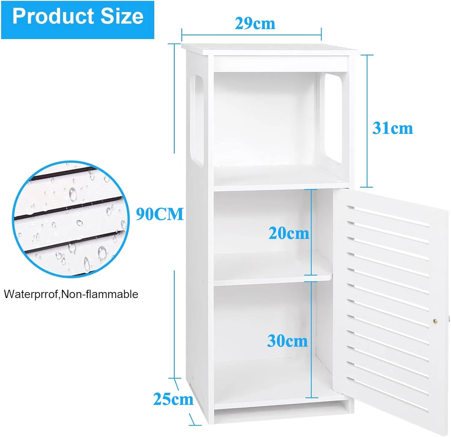 FreeStanding Bathroom Storage Cabinet