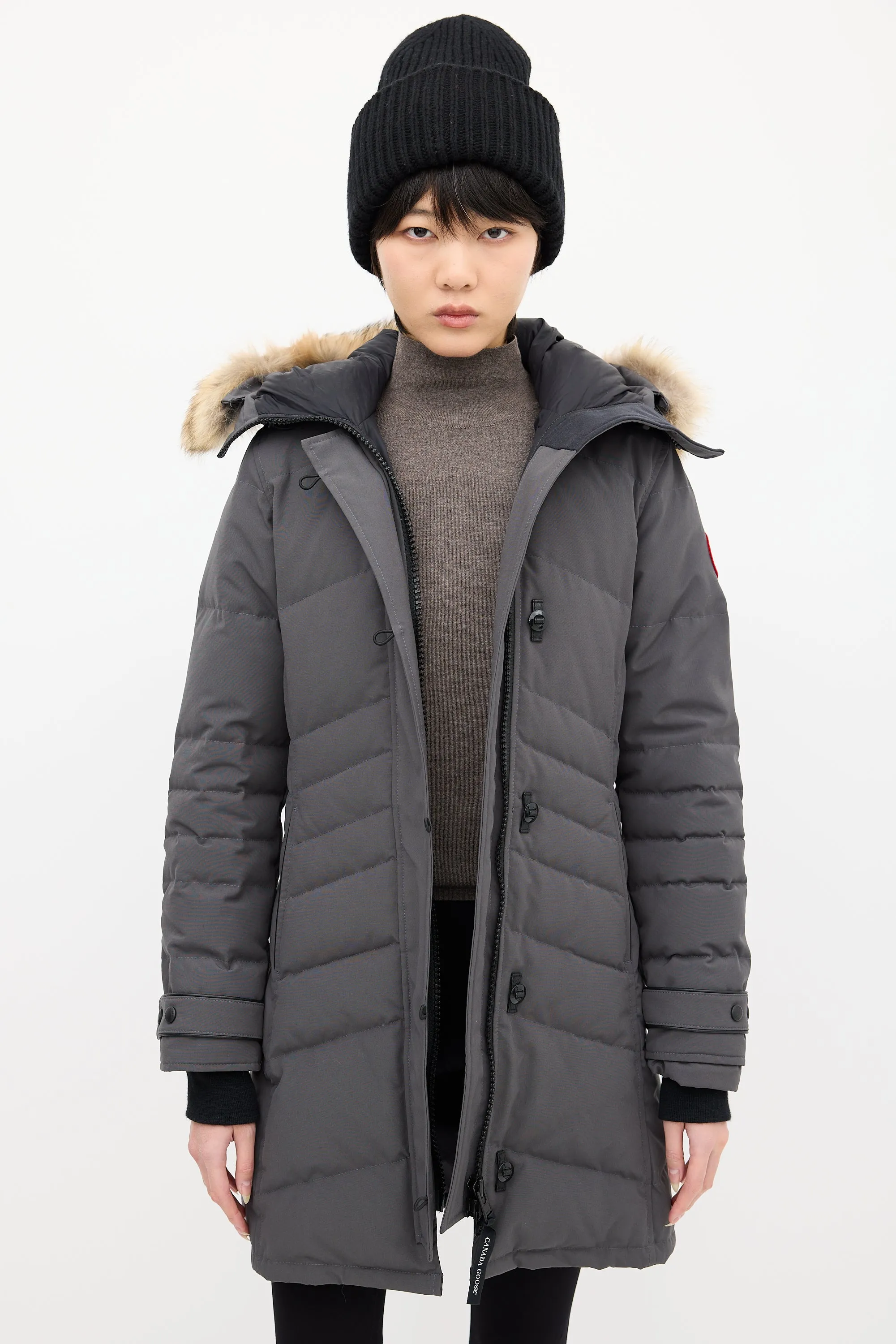 Grey Down Lorette Parka Heritage Parka