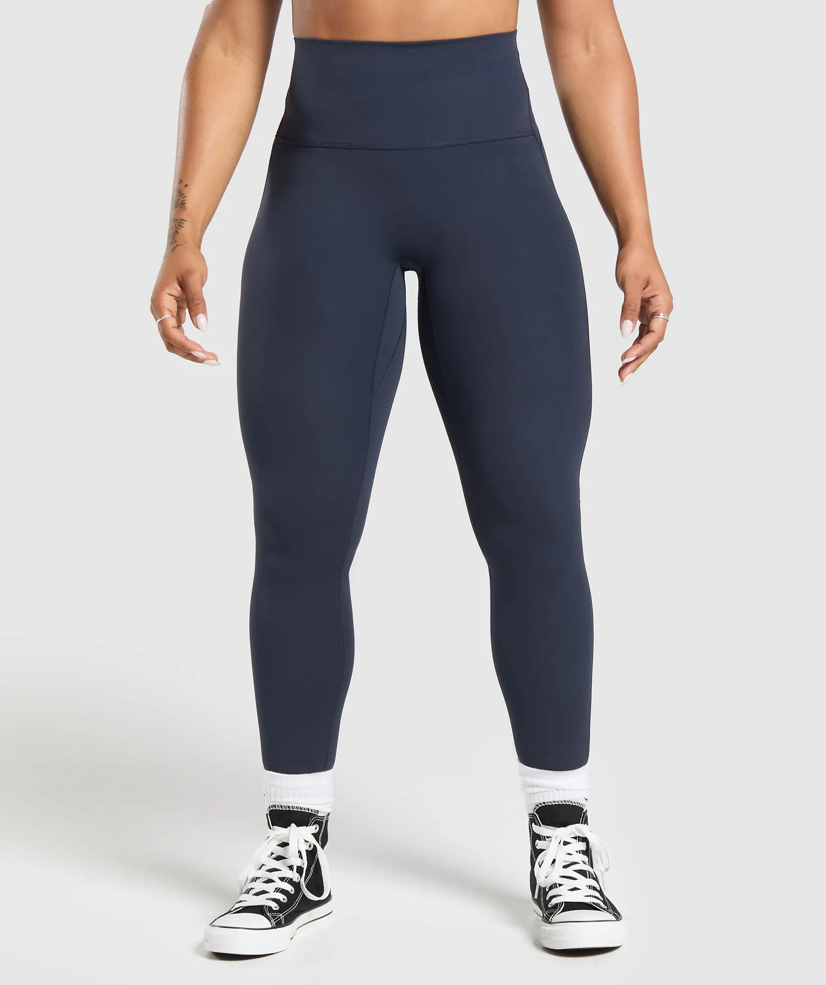 Gymshark Legacy Regular Leggings - Heavy Blue