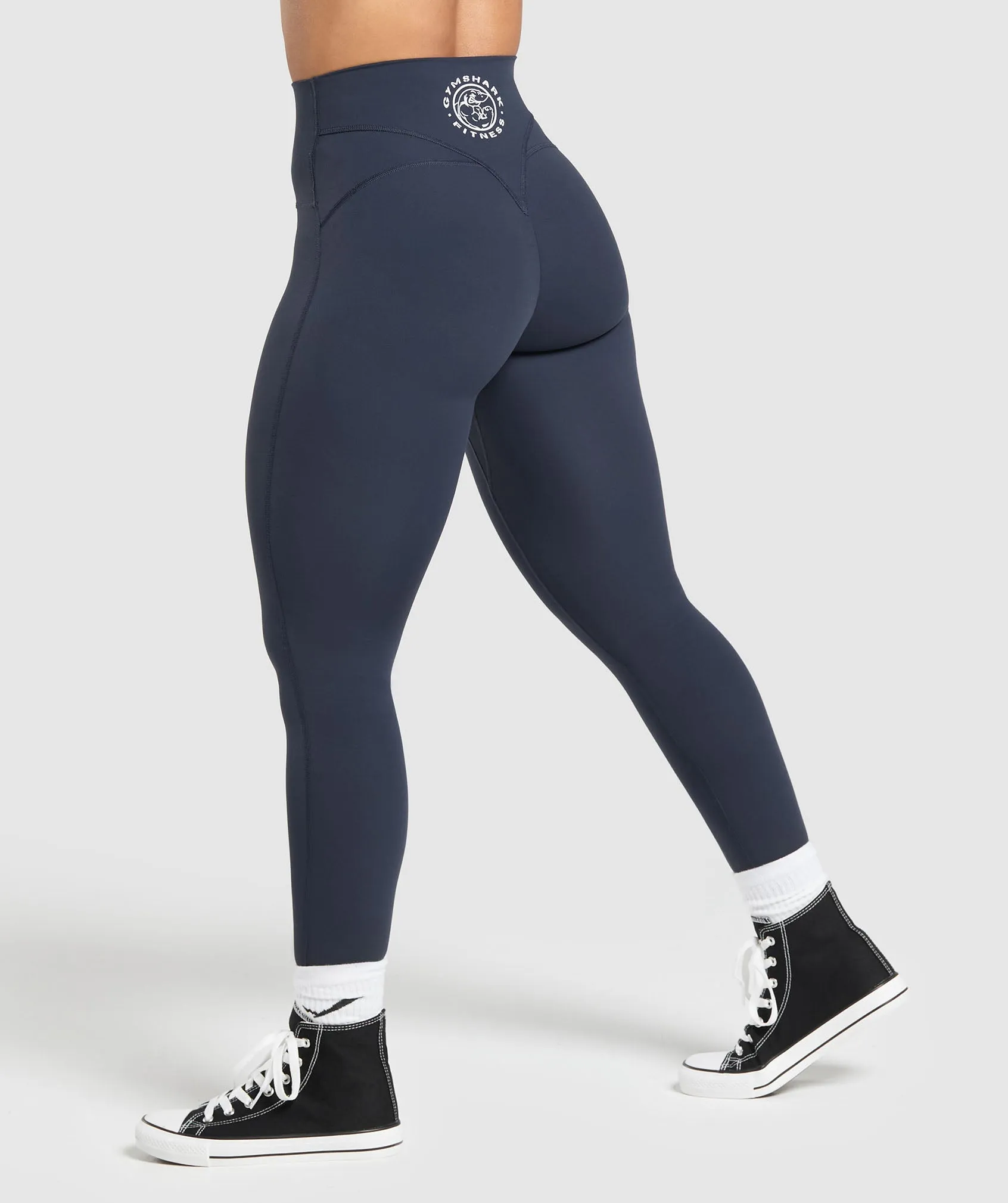 Gymshark Legacy Regular Leggings - Heavy Blue