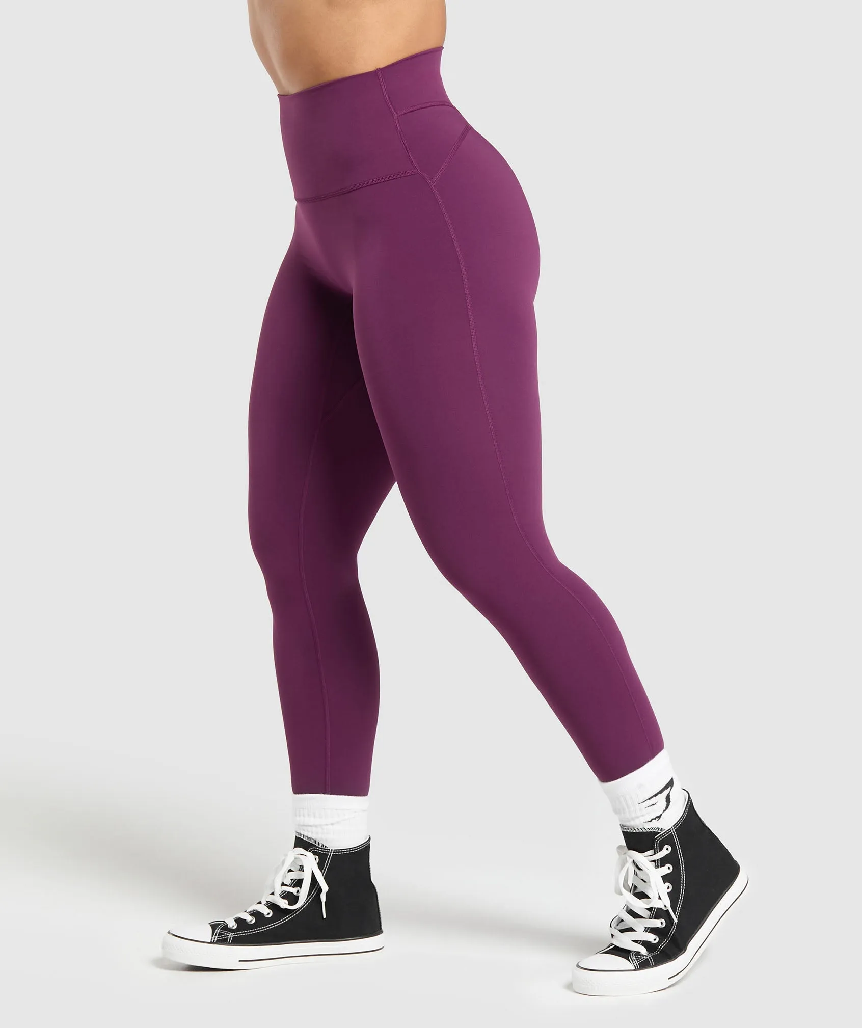 Gymshark Legacy Regular Leggings - Magenta Purple