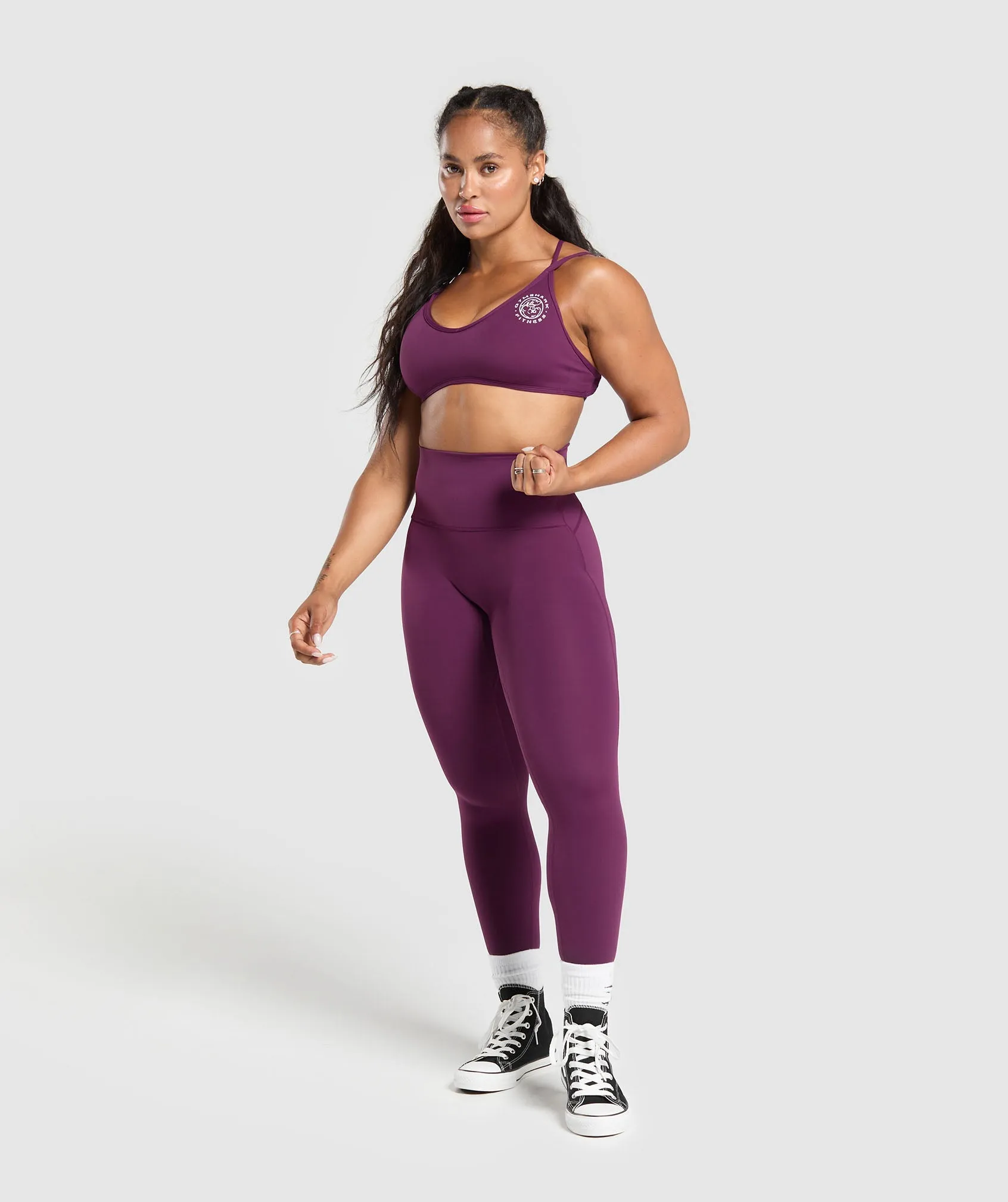 Gymshark Legacy Regular Leggings - Magenta Purple