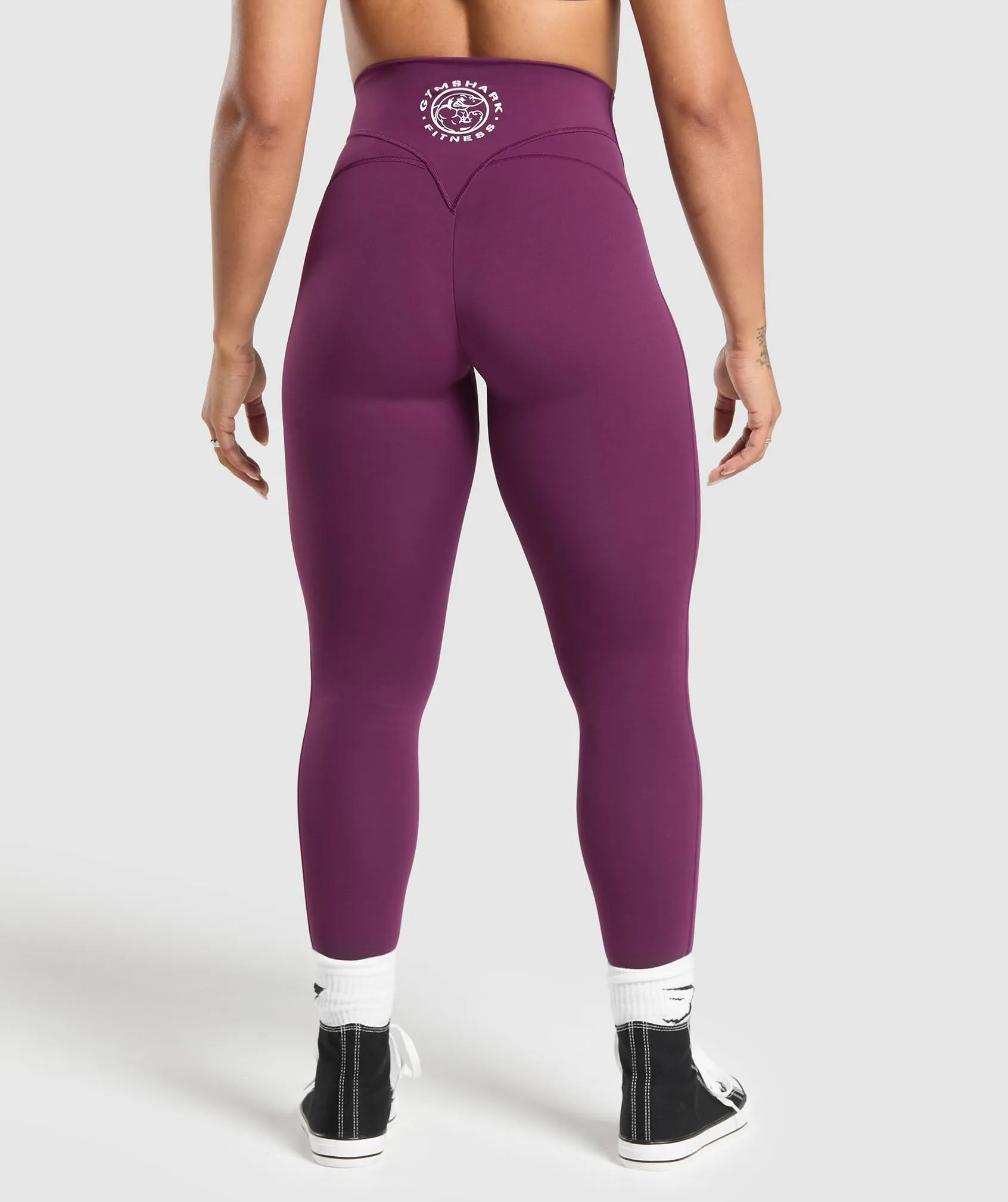 Gymshark Legacy Regular Leggings - Magenta Purple