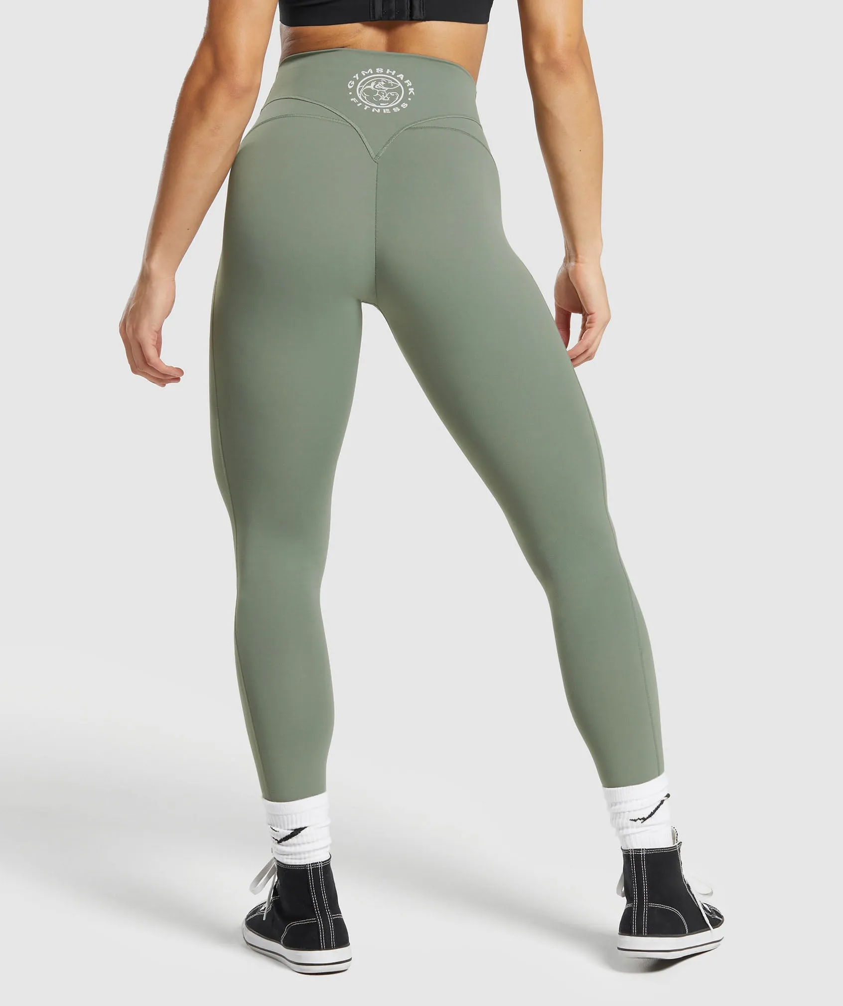 Gymshark Legacy Regular Leggings - Unit Green