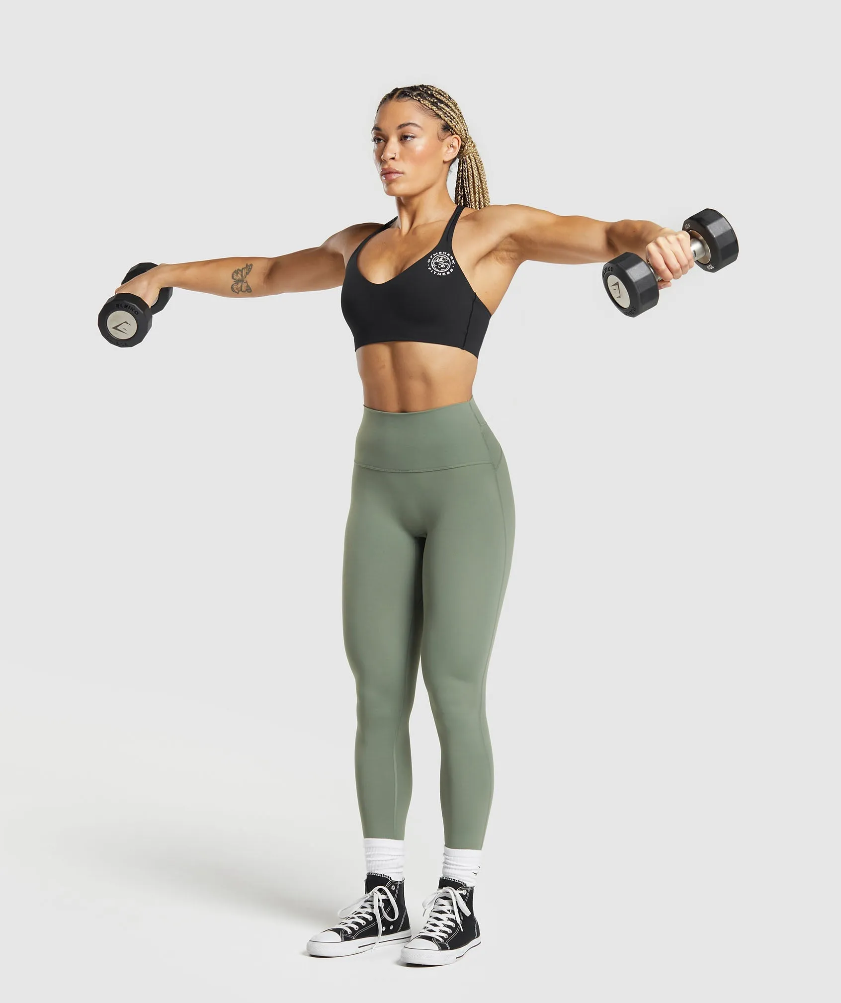 Gymshark Legacy Regular Leggings - Unit Green