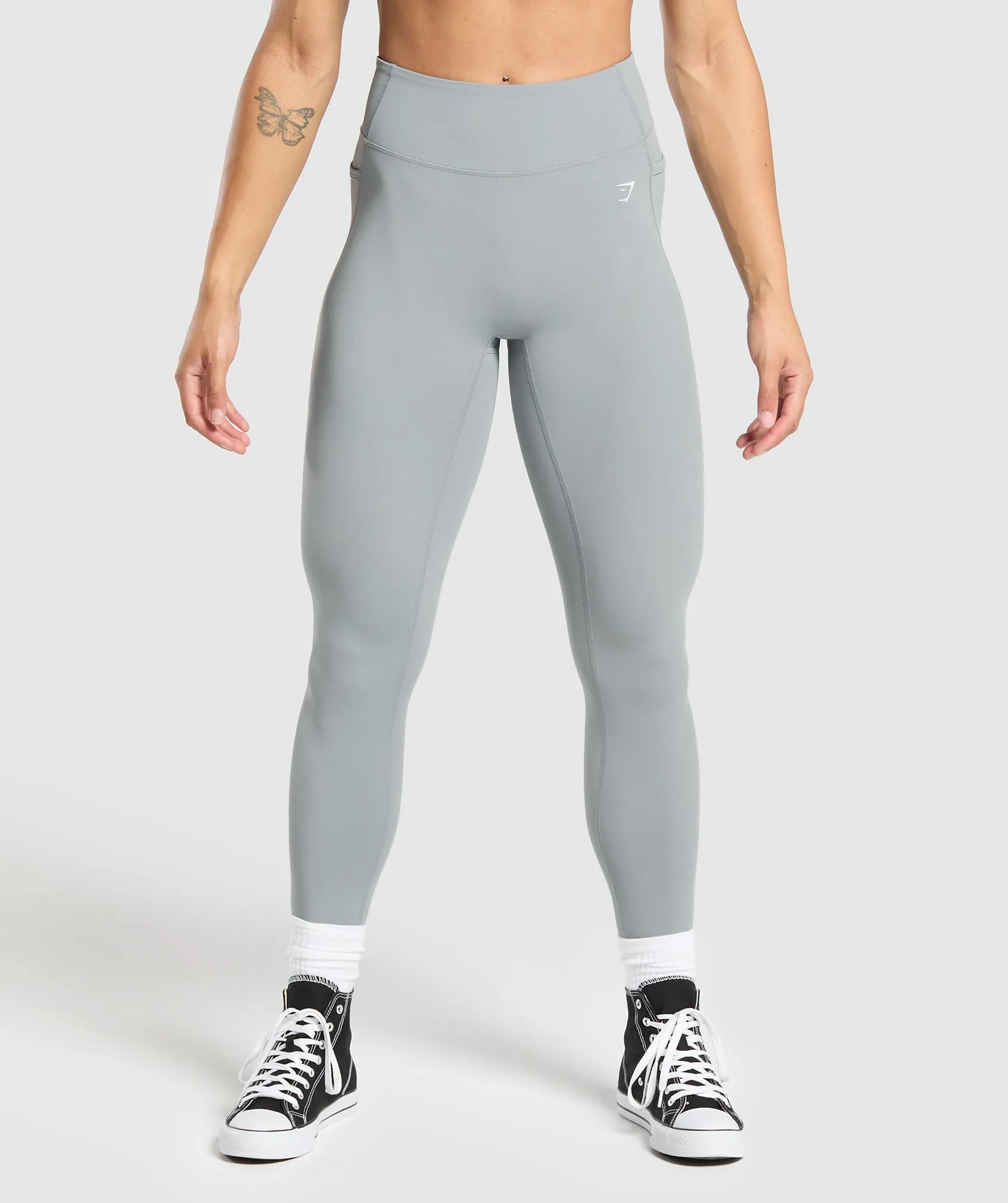 Gymshark Lifting Pocket Leggings - Denim Grey