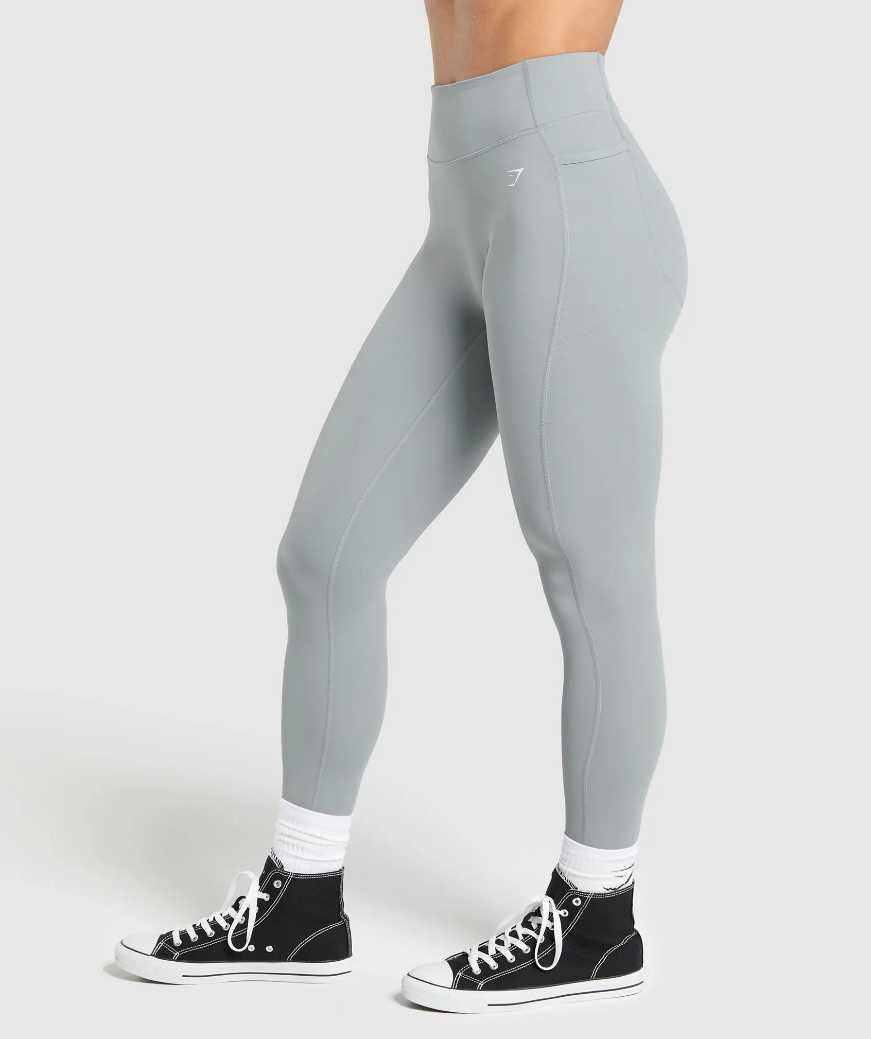 Gymshark Lifting Pocket Leggings - Denim Grey