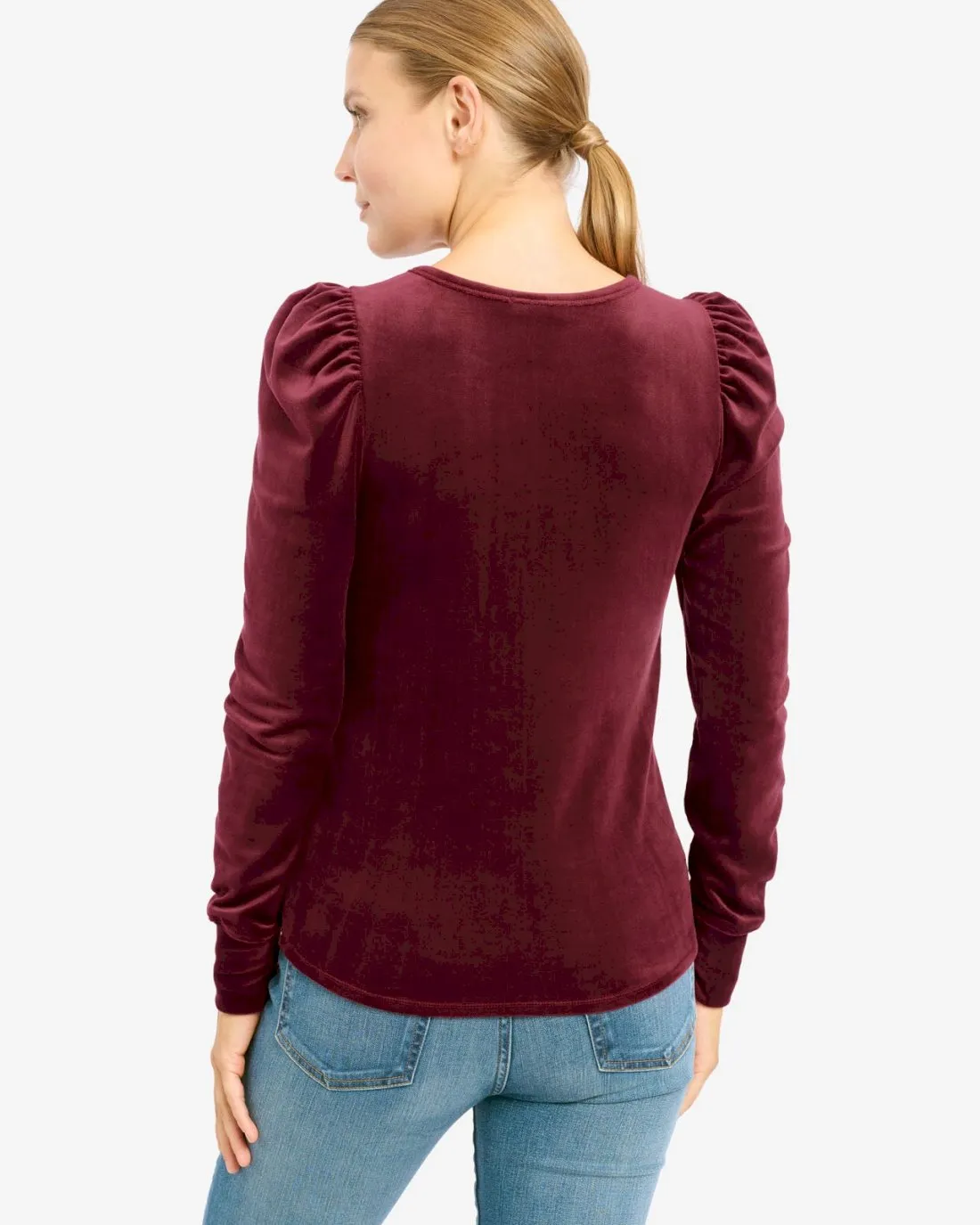 Ingrid Velour Long Sleeve Tee