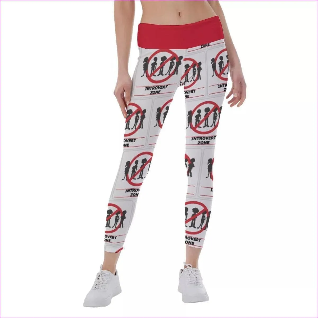 Introvert Zone Womens Yoga Leggings