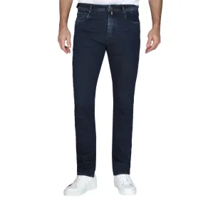 Jacob Cohen Bard Jean in Dark Blue Denim with Lizard Badge