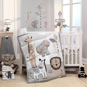 Jungle Safari 6-Piece Baby Crib Bedding Set