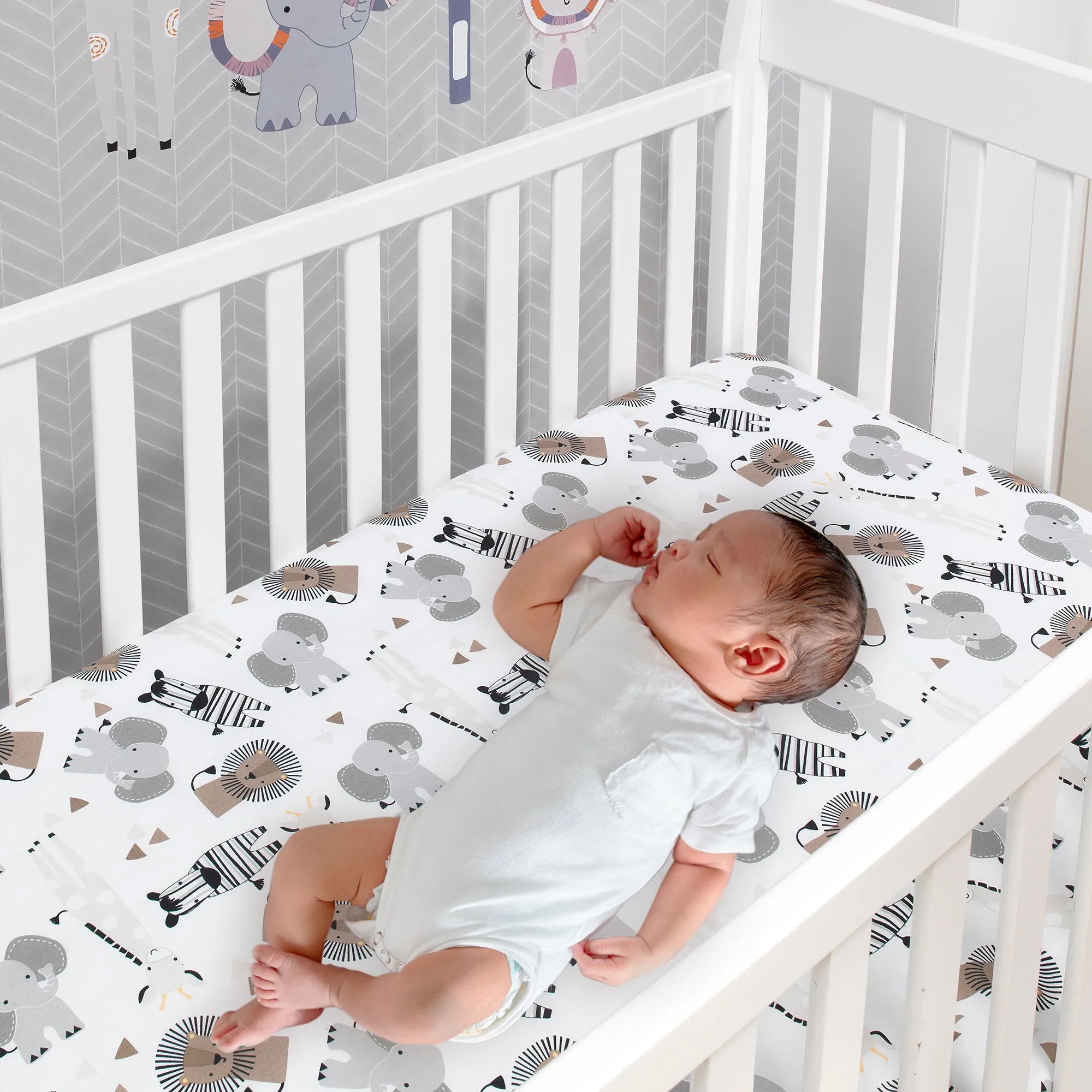 Jungle Safari 6-Piece Baby Crib Bedding Set