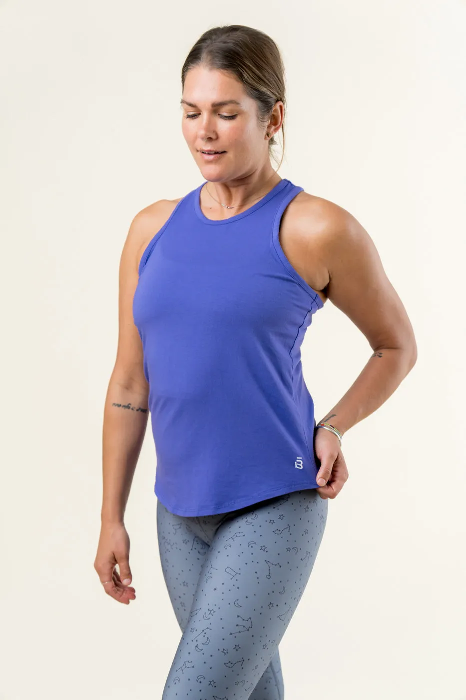 Keep It Moving Tank - Blue Violet