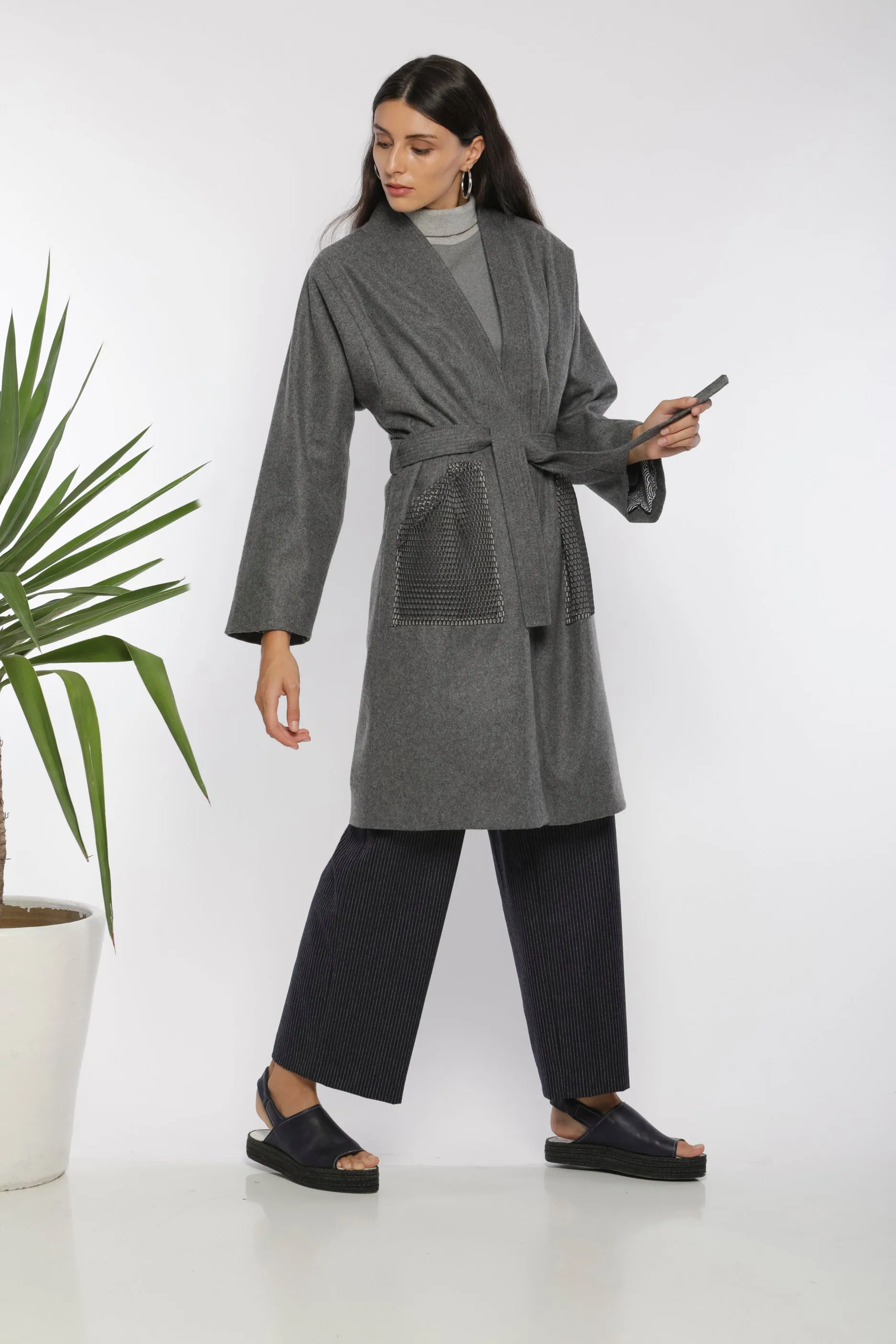 Keikogi coat grey