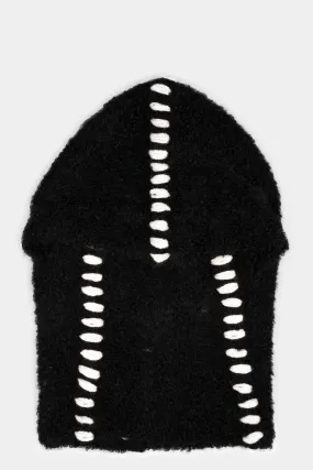 Knitted alpaca balaclava