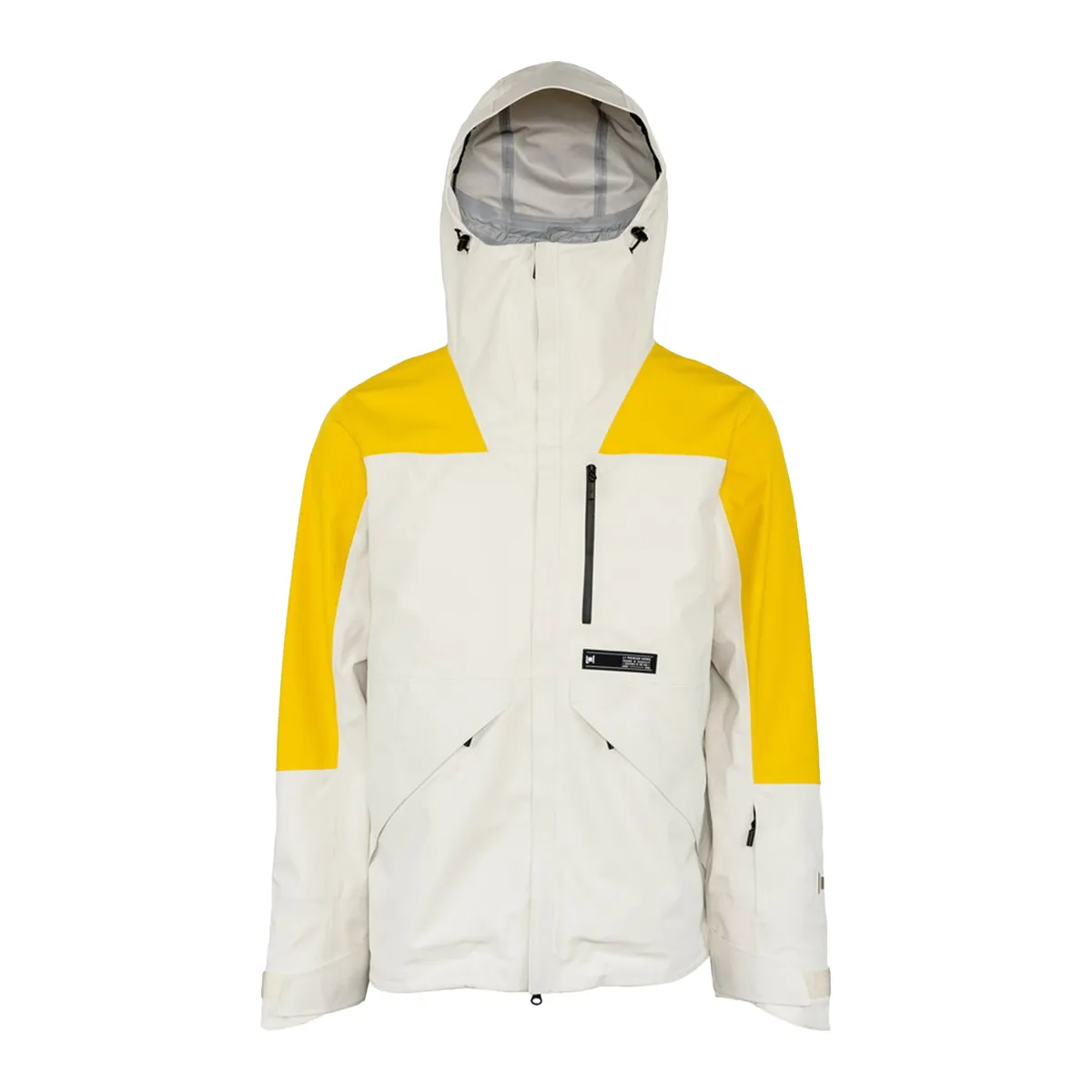 L1 2025 Filmore Jacket - Cream/ Hot Yellow