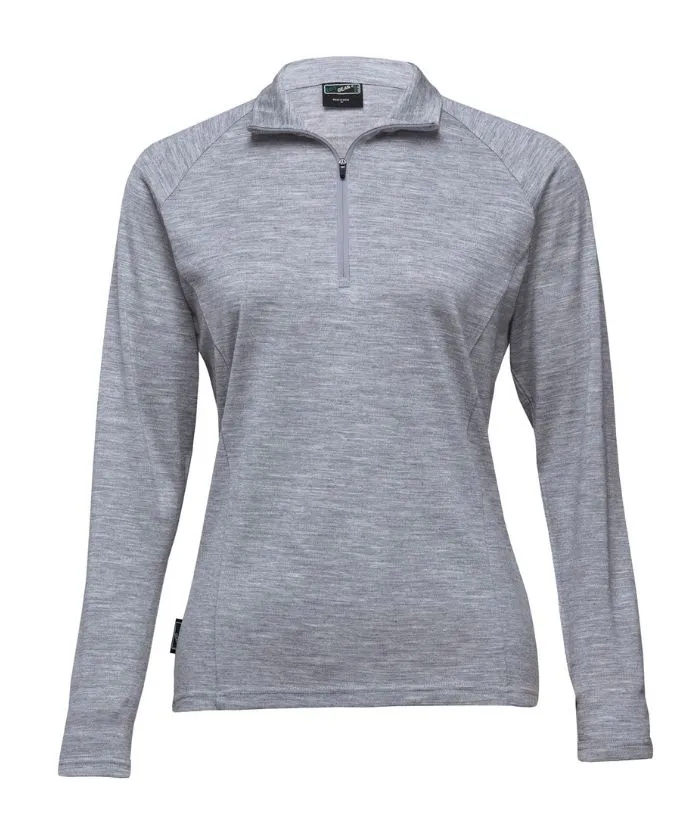 Ladies Eco Gear Merino Zip Pullover