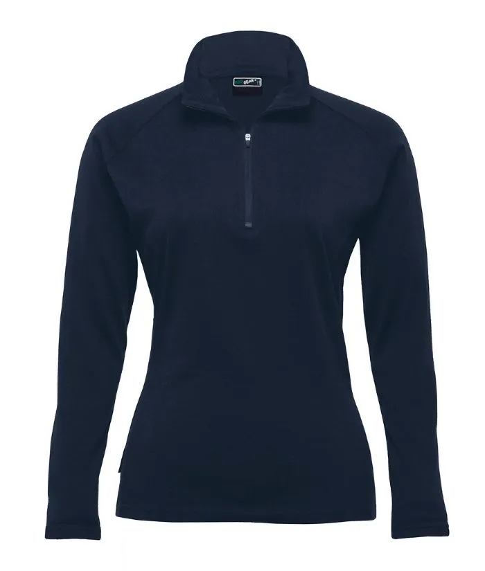 Ladies Eco Gear Merino Zip Pullover