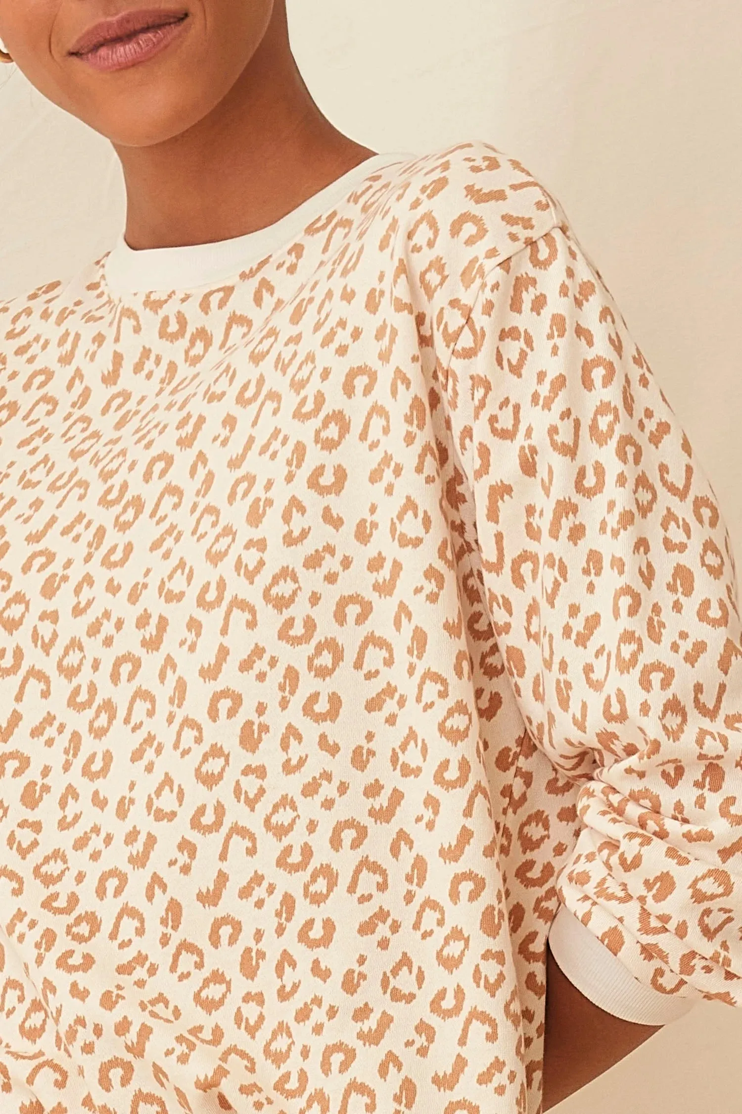 Leopard Peri Pullover