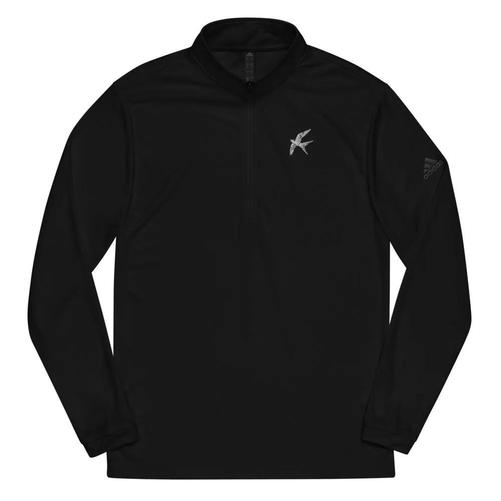 Love Bird | adidas unisex embroidered quarter zip pullover