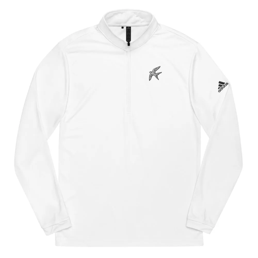 Love Bird | adidas unisex embroidered quarter zip pullover