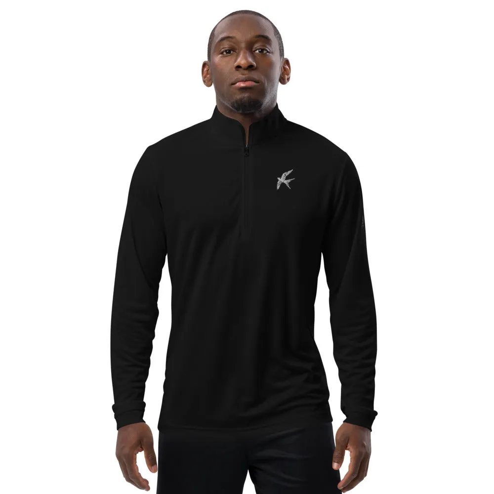 Love Bird | adidas unisex embroidered quarter zip pullover